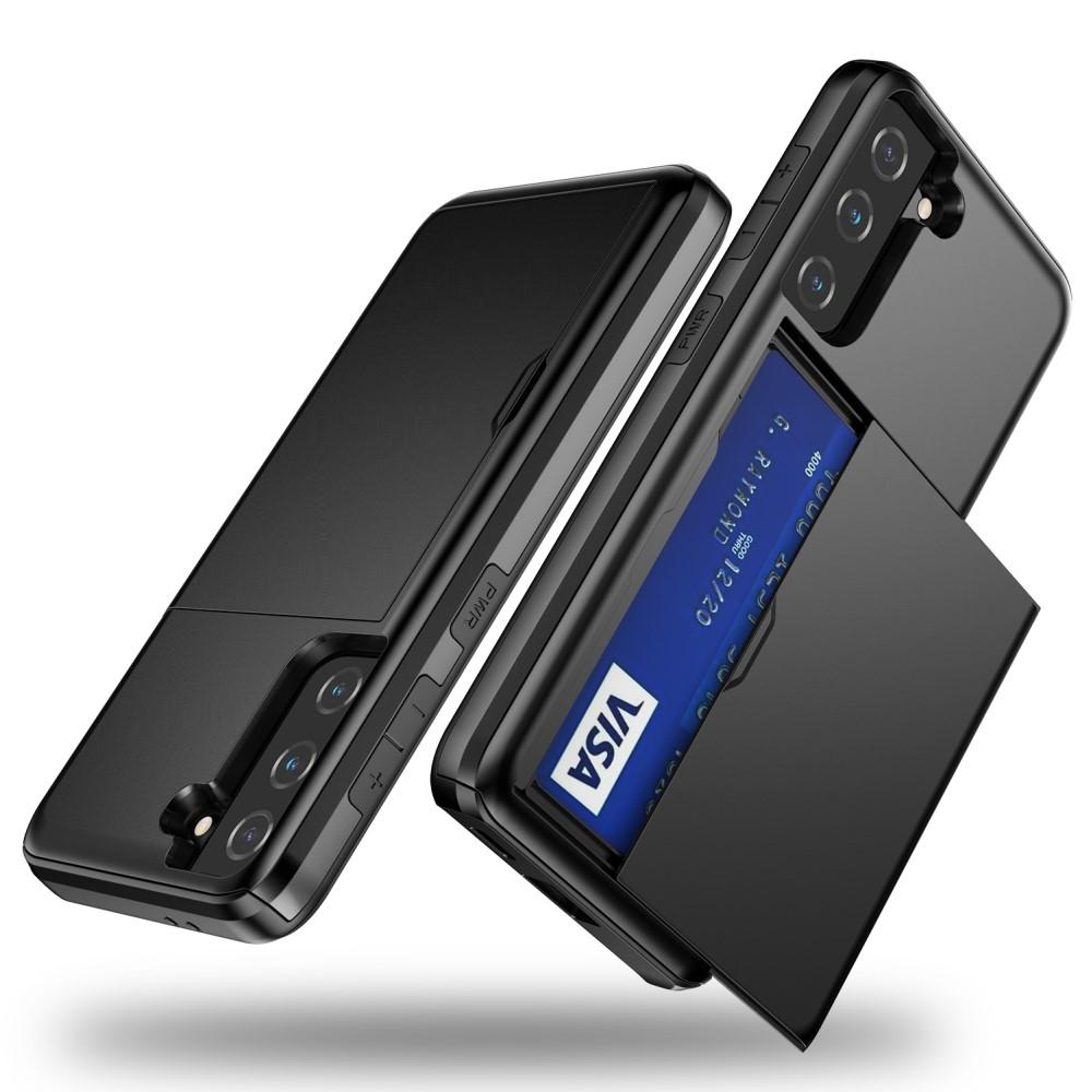 Cover Kortholder Samsung Galaxy S21 Plus Sort