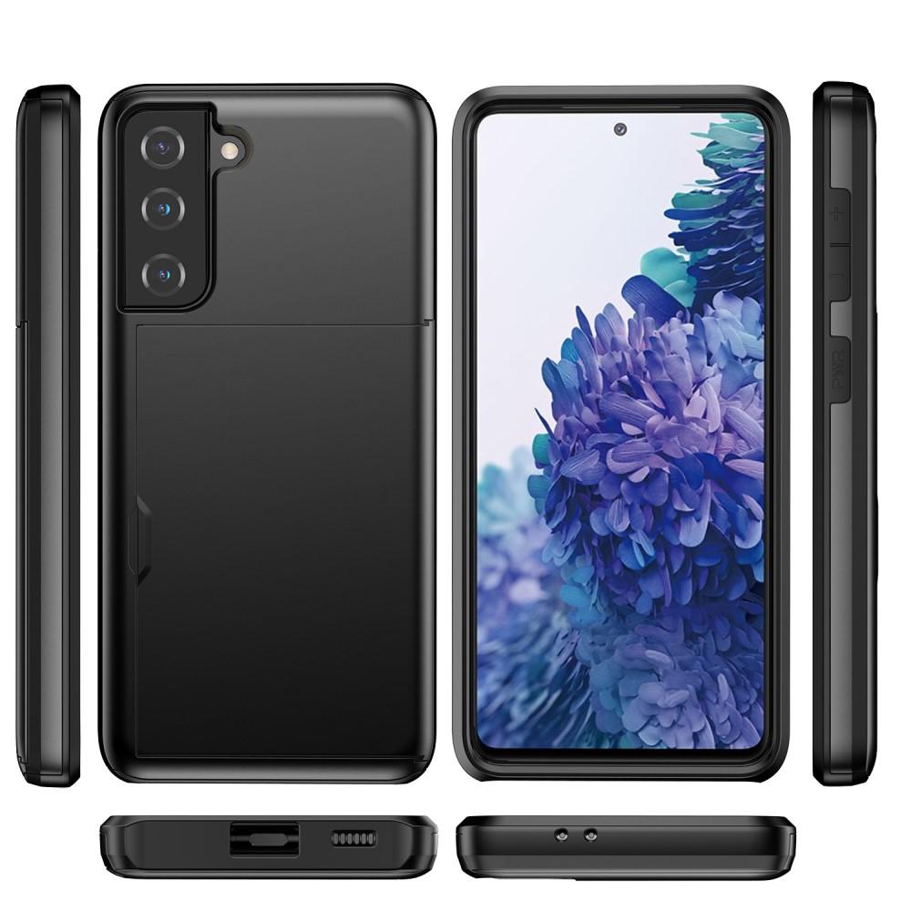 Cover Kortholder Samsung Galaxy S21 Plus Sort