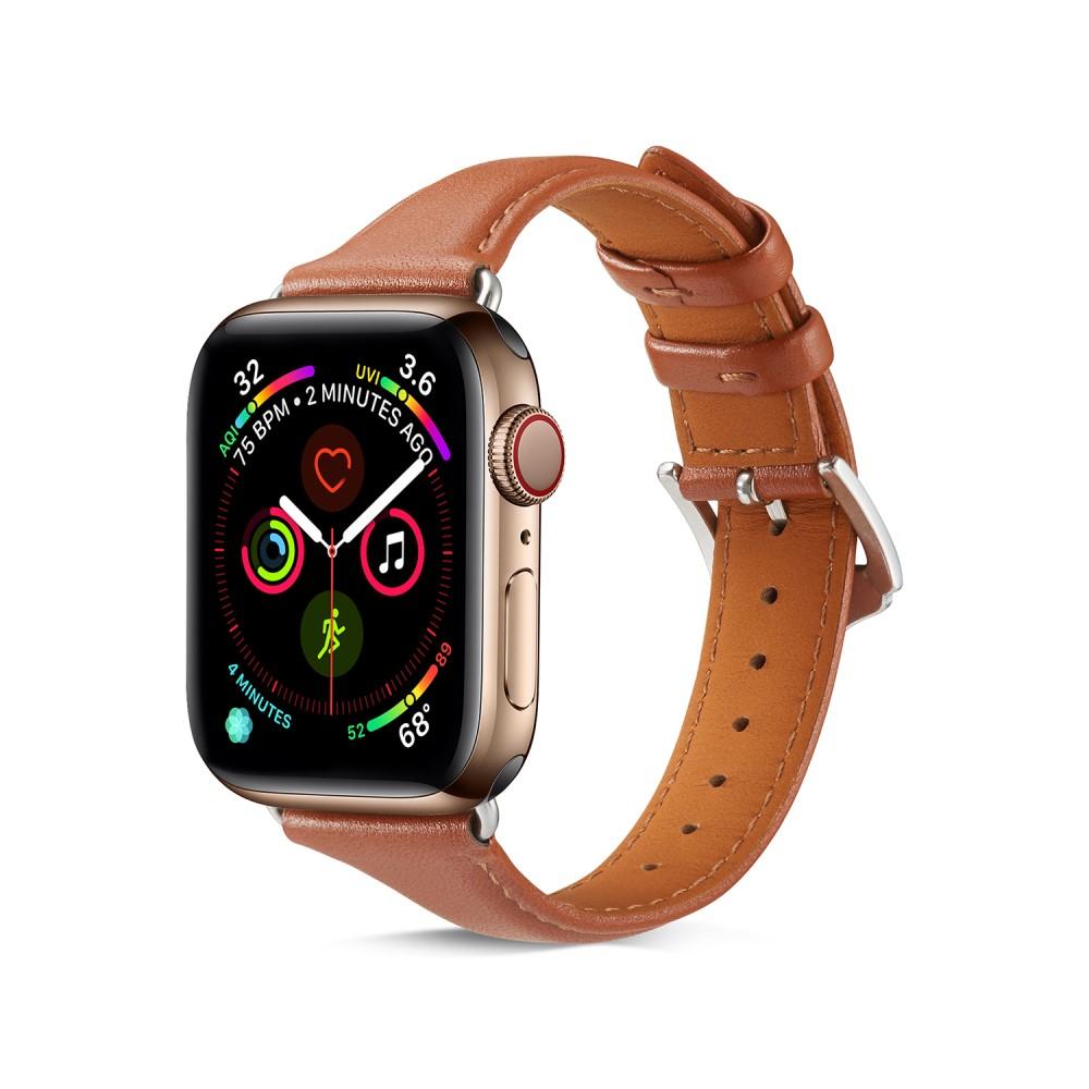 Slim Læderrem Apple Watch 40mm cognac