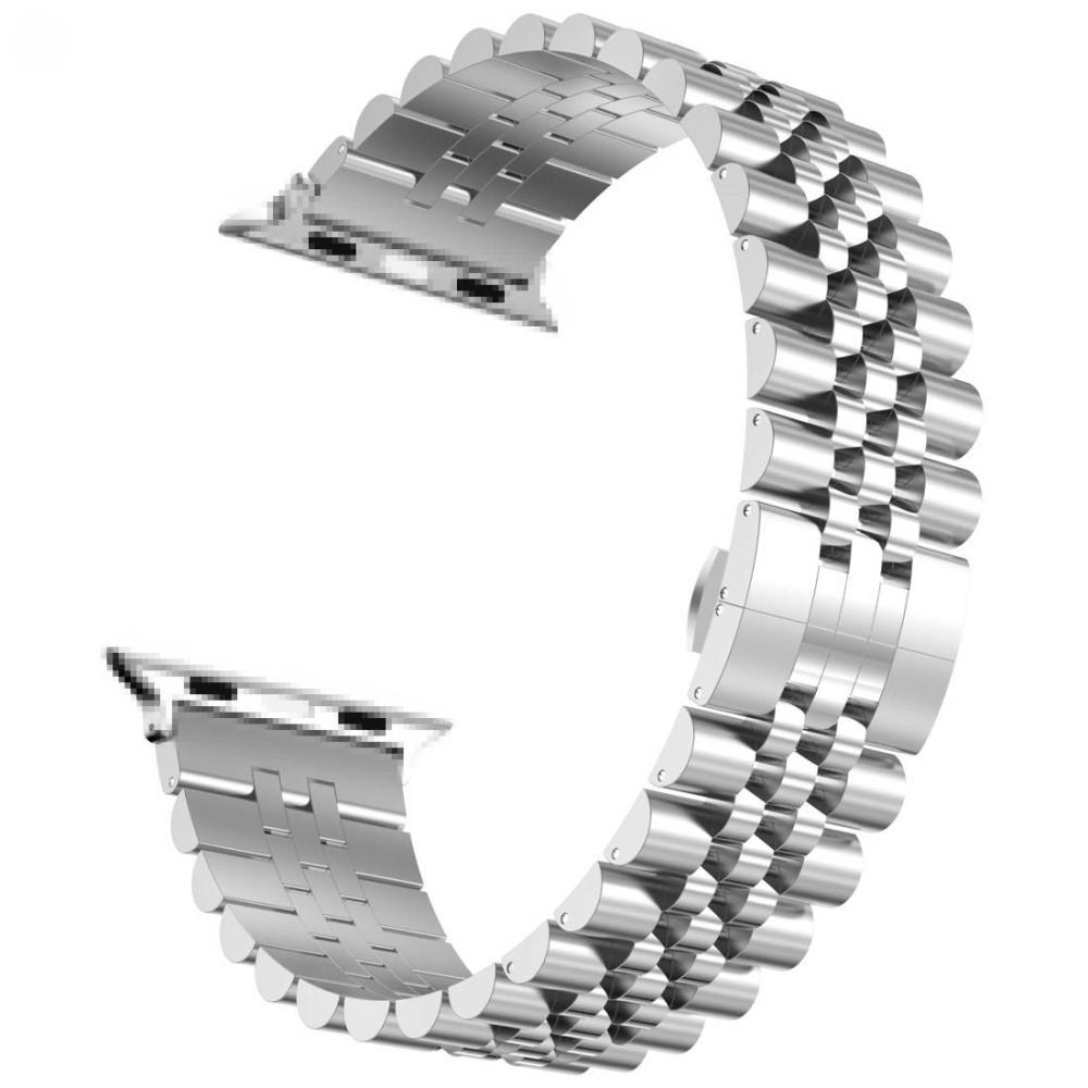 Stainless Steel Bracelet Apple Watch 41mm Series 9 sølv
