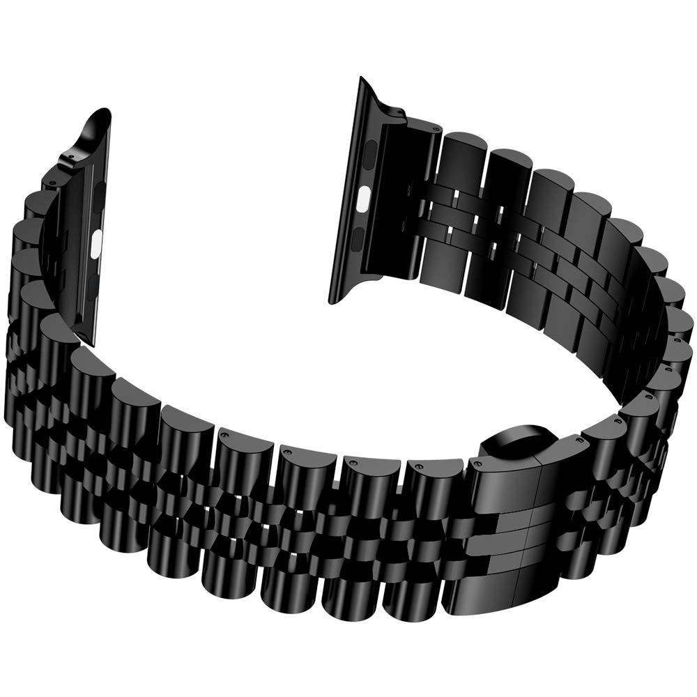 Stainless Steel Bracelet Apple Watch 45mm Series 9 sort