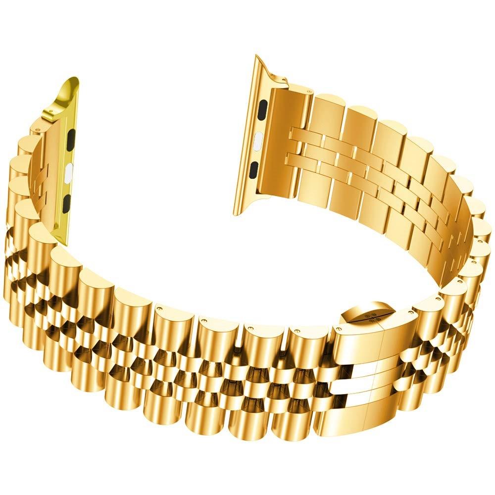 Stainless Steel Bracelet Apple Watch Series 7 45mm Guld