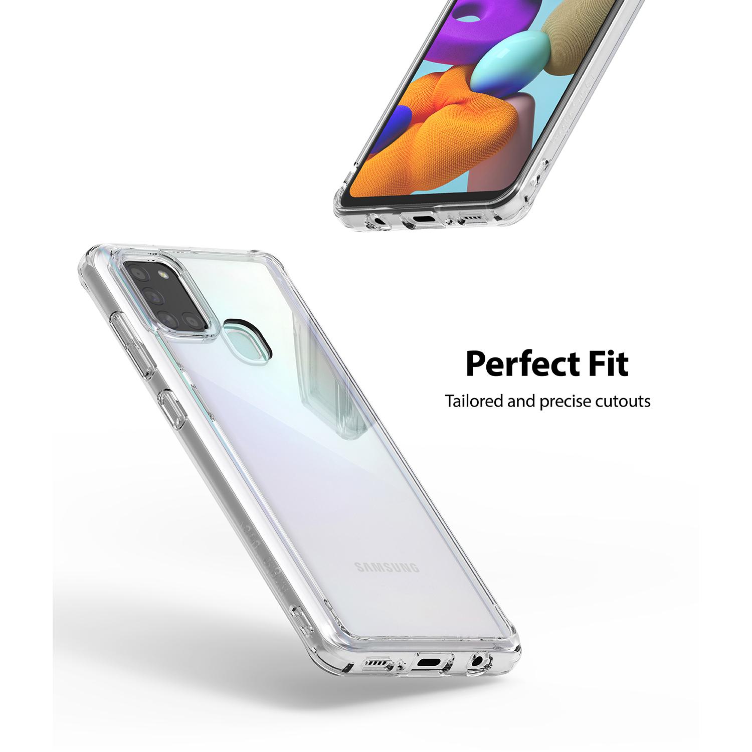 Fusion Case Galaxy A21s Clear