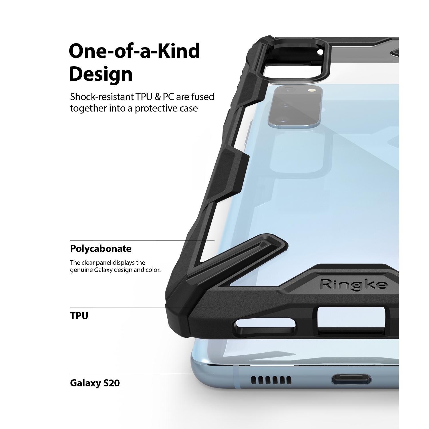 Fusion X Case Samsung Galaxy S20 Sort