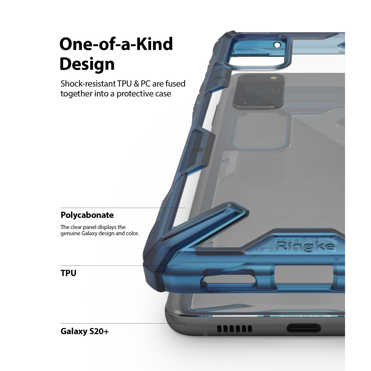 Fusion X Case Samsung Galaxy S20 Plus Blå
