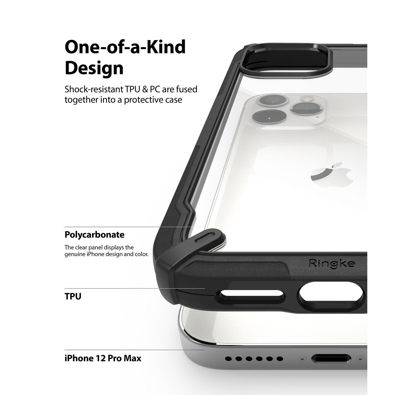 Fusion X Case iPhone 12 Pro Max Sort