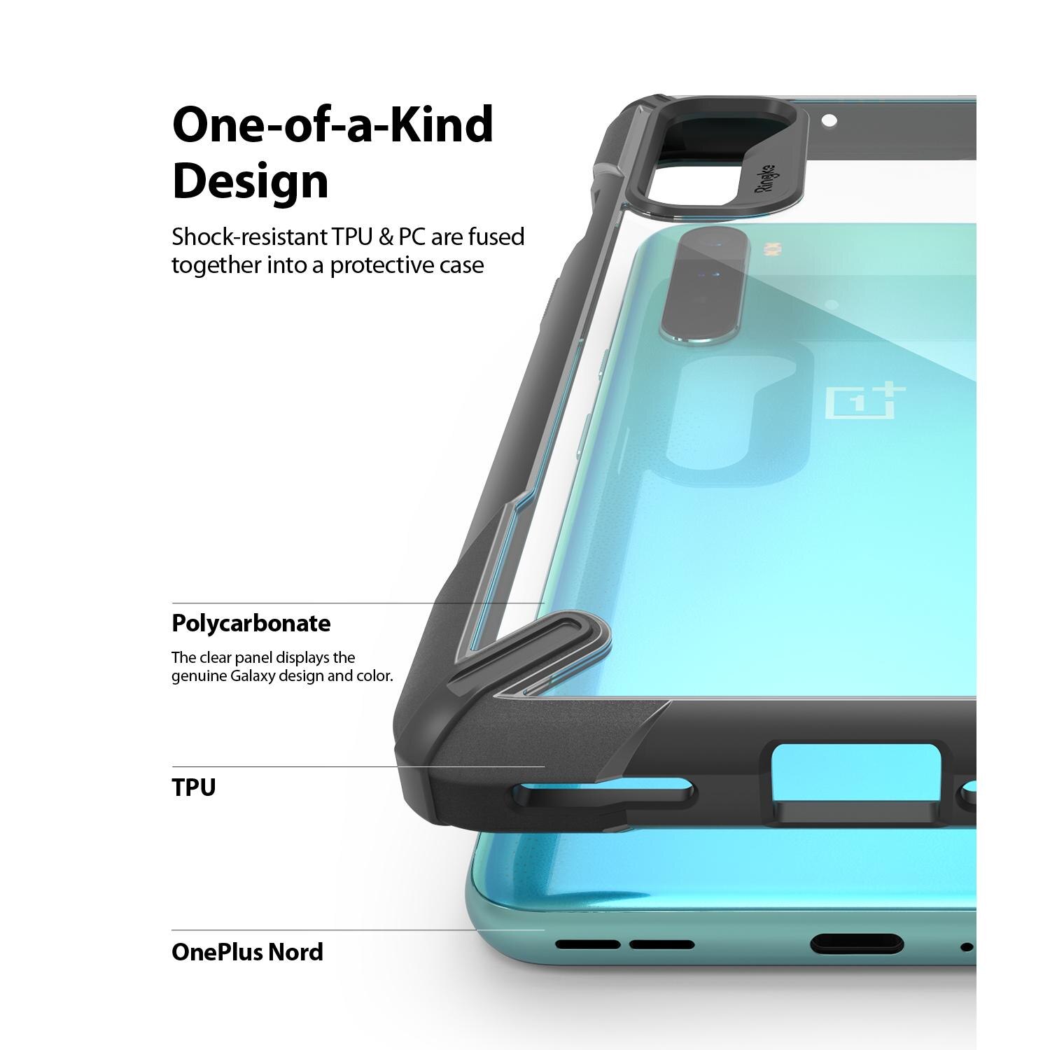 Fusion X Case  OnePlus Nord Sort