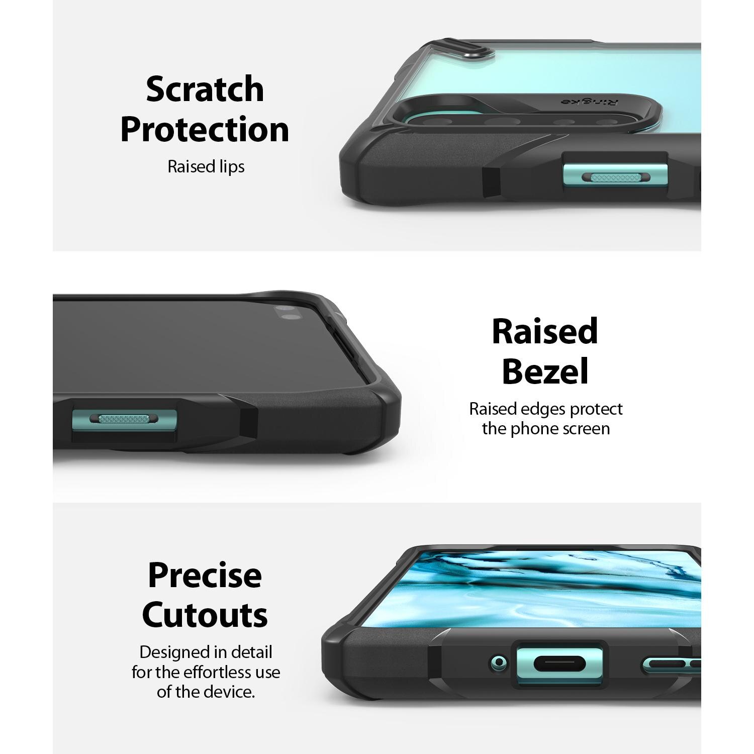 Fusion X Case  OnePlus Nord Sort