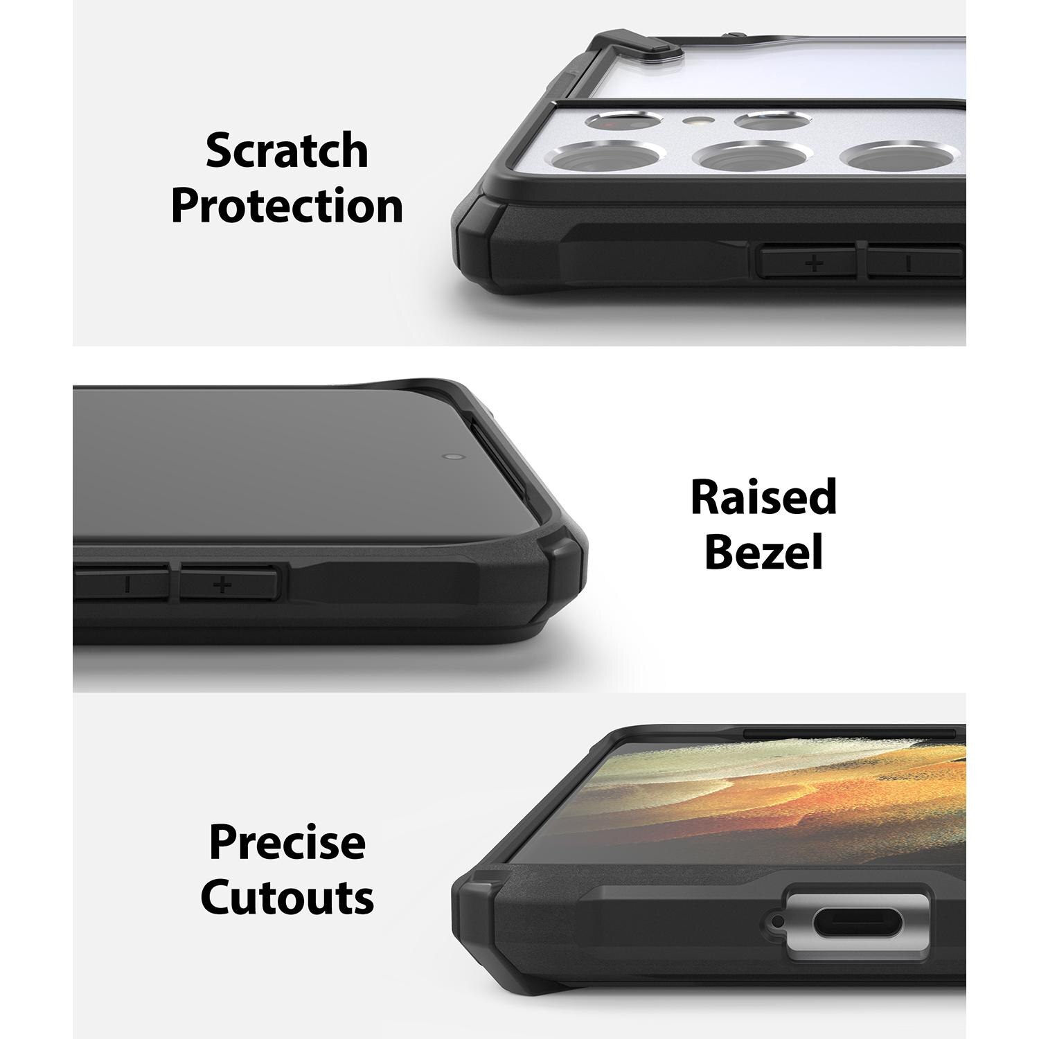 Fusion X Case Samsung Galaxy S21 Ultra Sort