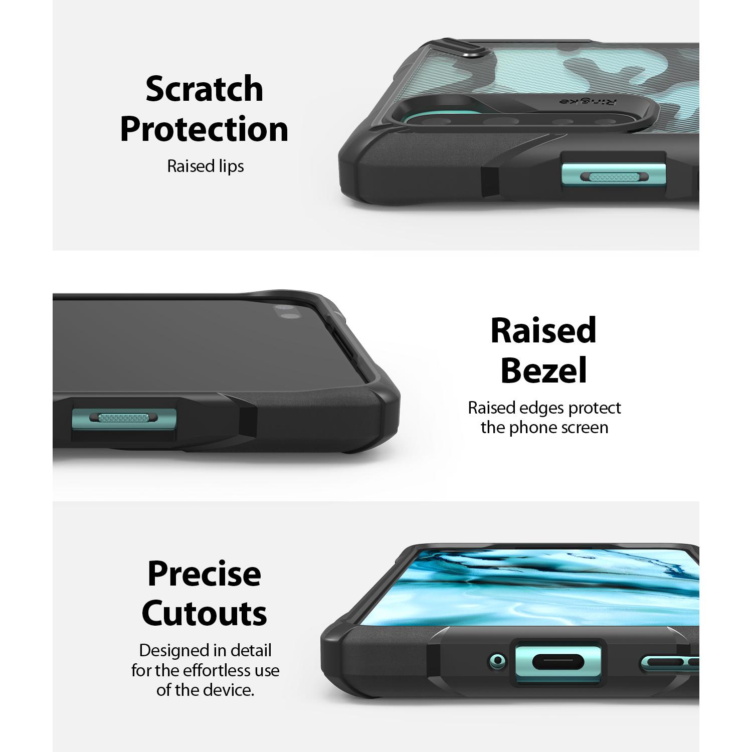 Fusion X Design Case OnePlus Nord Camo Black
