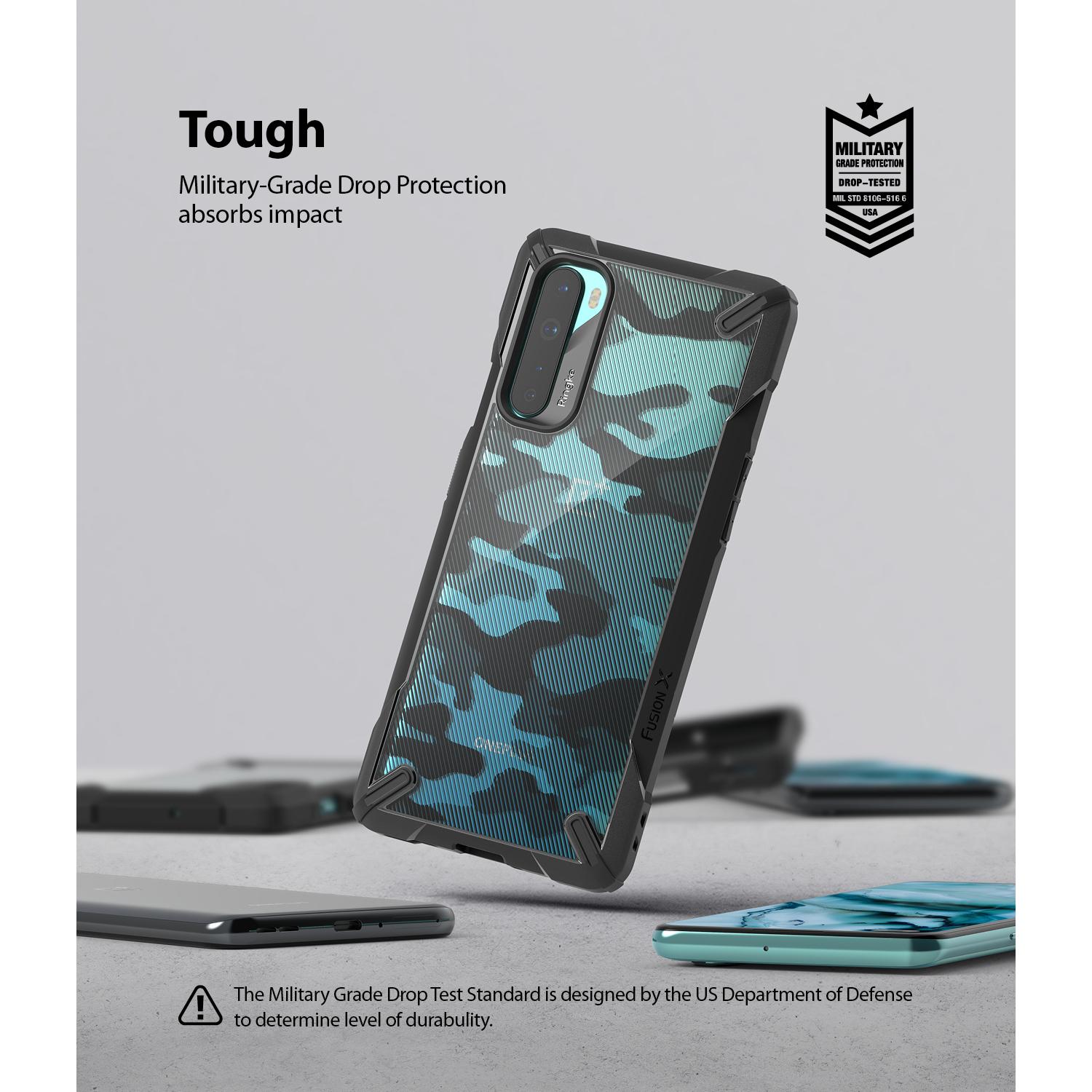 Fusion X Design Case OnePlus Nord Camo Black