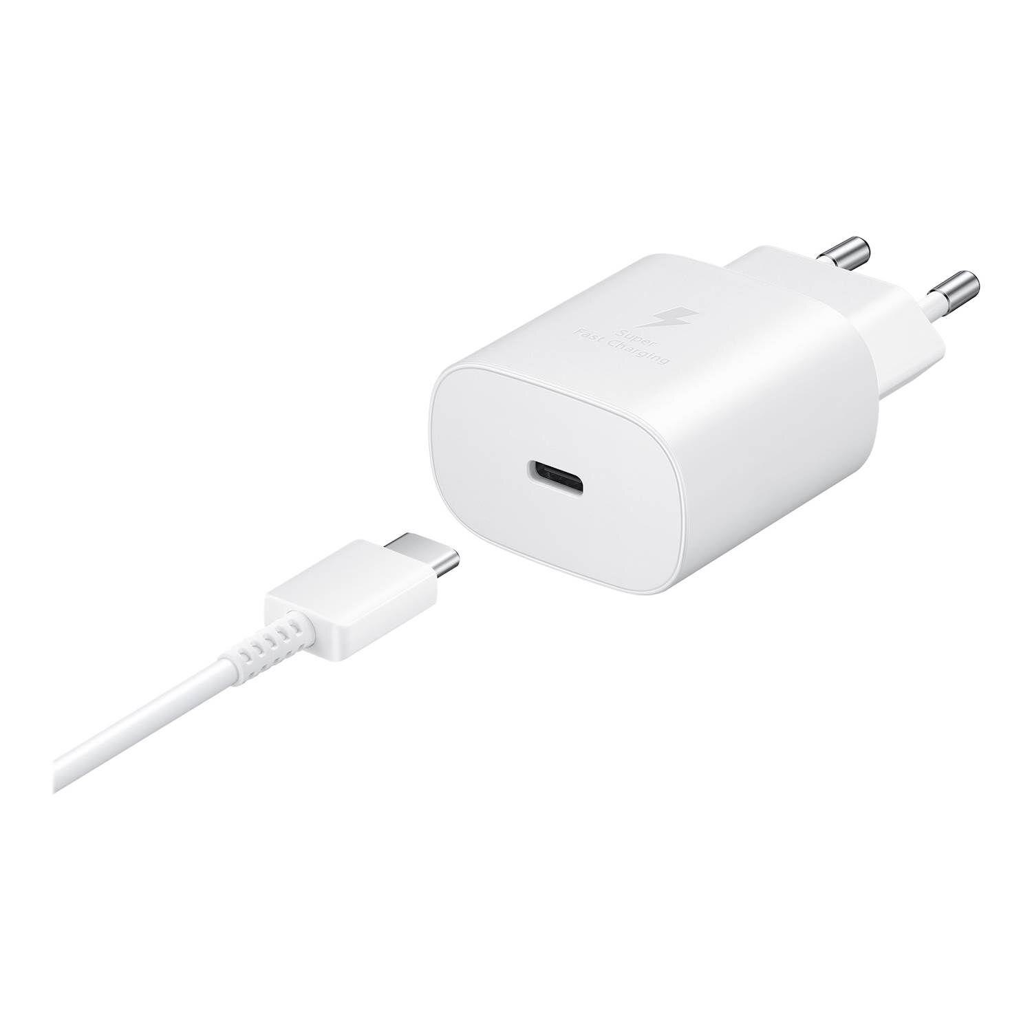 Mobilopladere Fast Charge 25W USB-C hvid