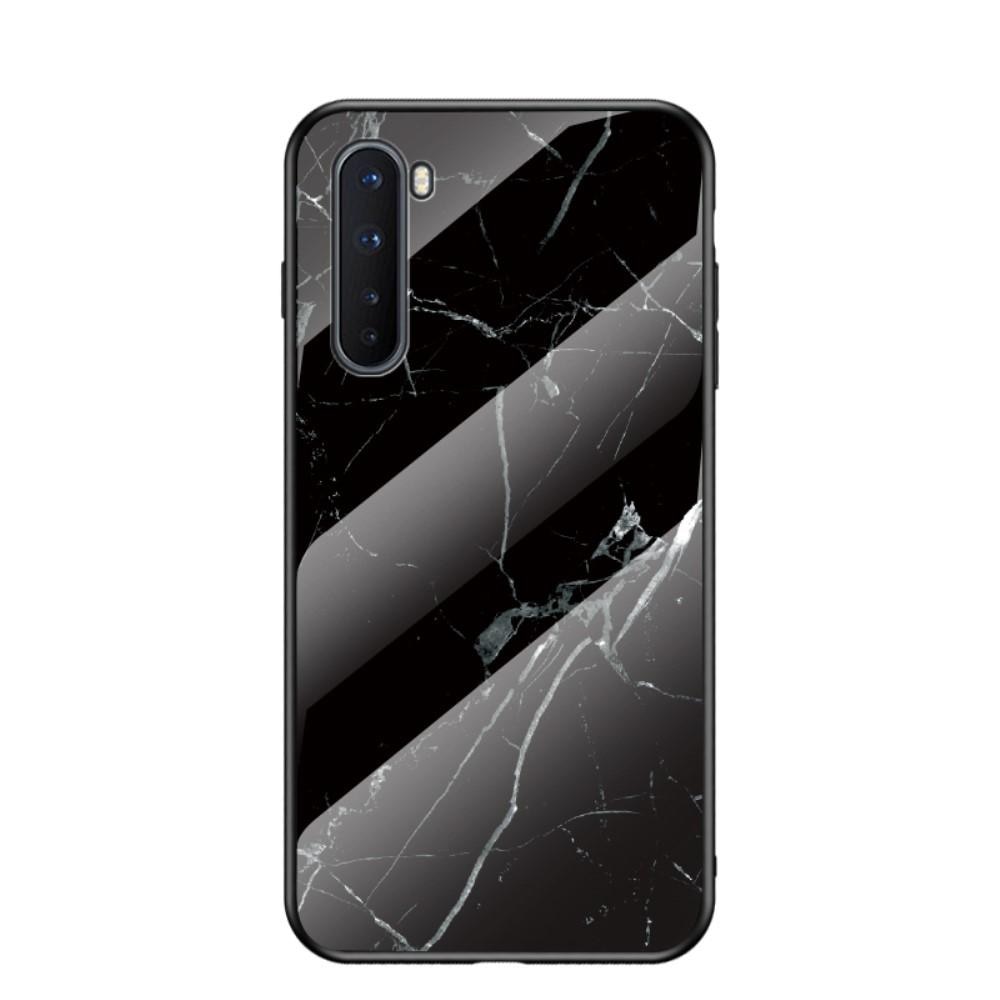 Cover Hærdet Glas OnePlus Nord sort marmor