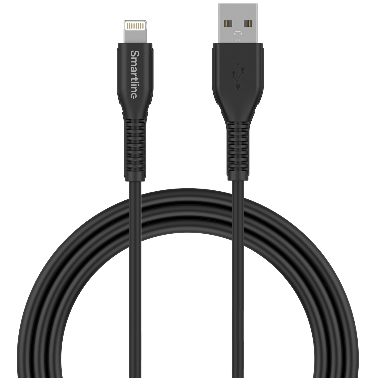 Strong USB Cable Lightning 2m sort