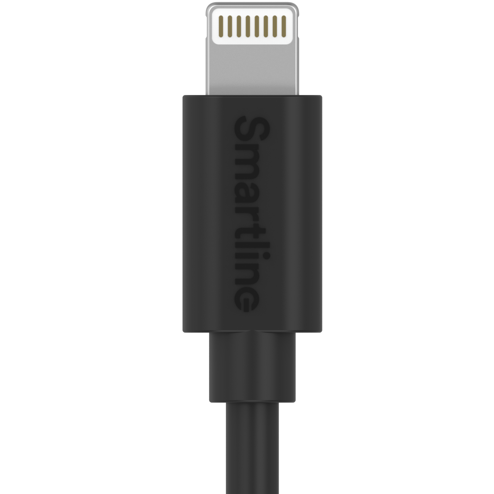 USB Cable Lightning 1m sort