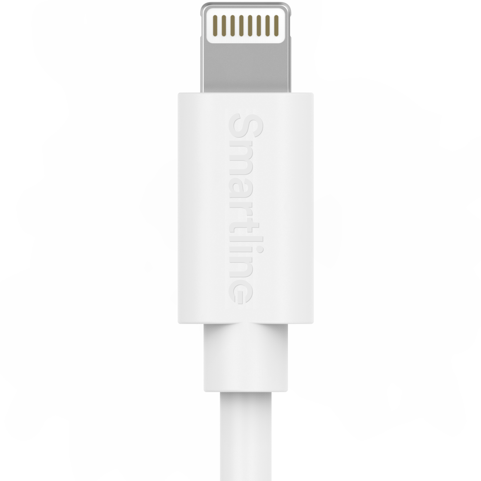 Komplet Biloplader til Lightning - 1m kabel og oplader - Smartline