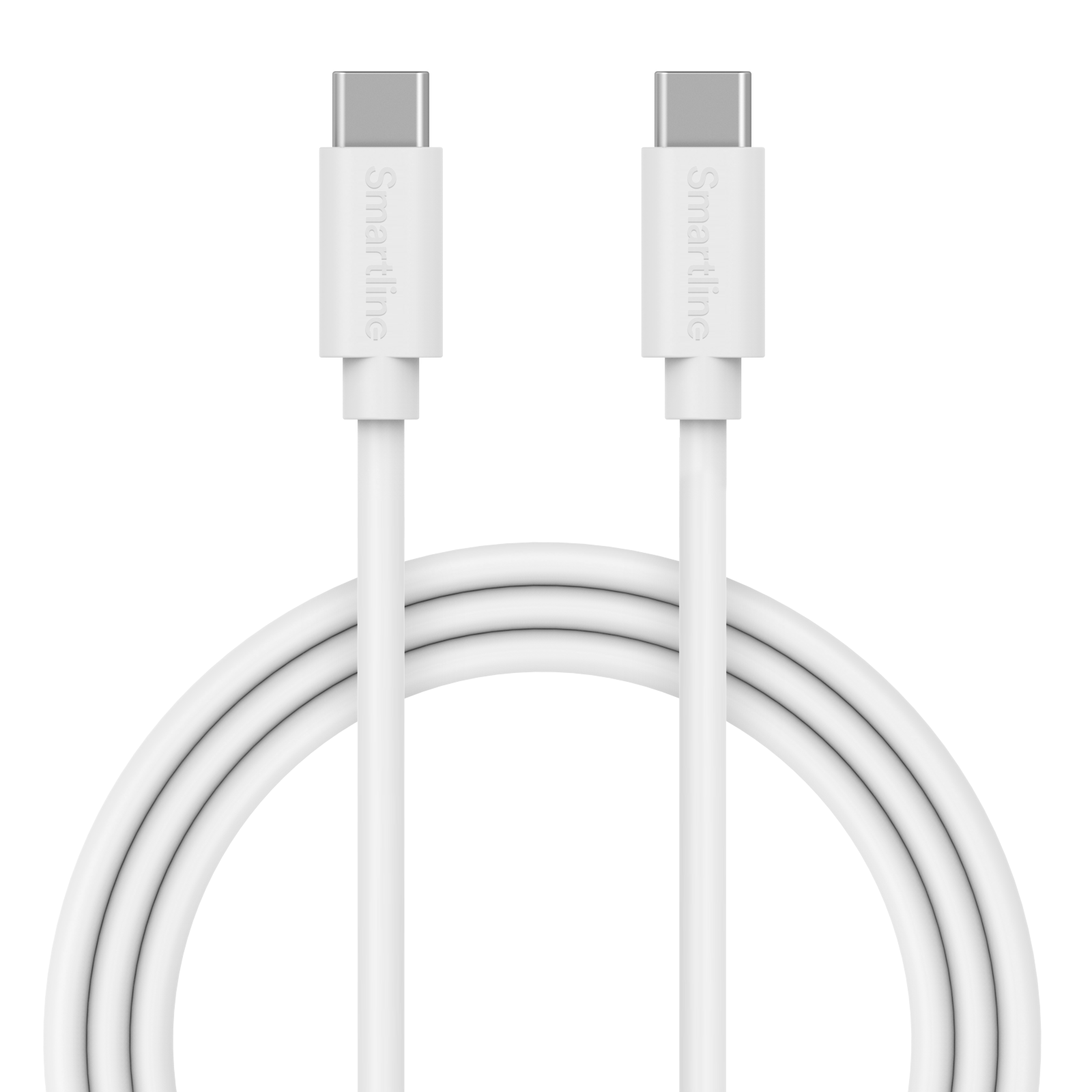 Langt USB-kabel USB-C - USB-C 2m iPad Pro 12.9 3rd Gen (2018) hvid