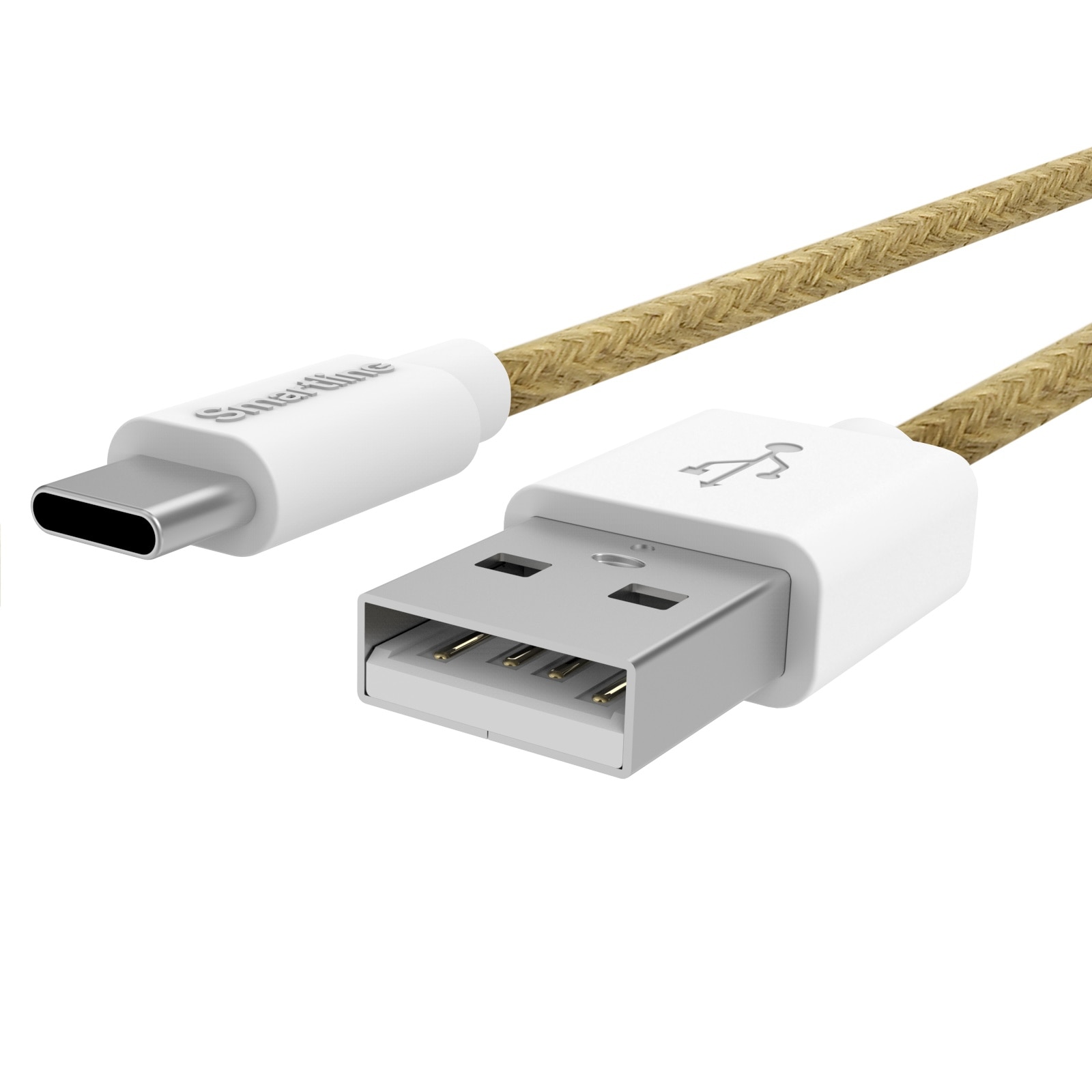 Fuzzy USB Cable USB-C 2m Sand