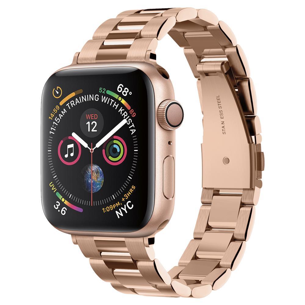 Apple Watch 41mm Series 7 Modern Fit Metal Band Rose Gold