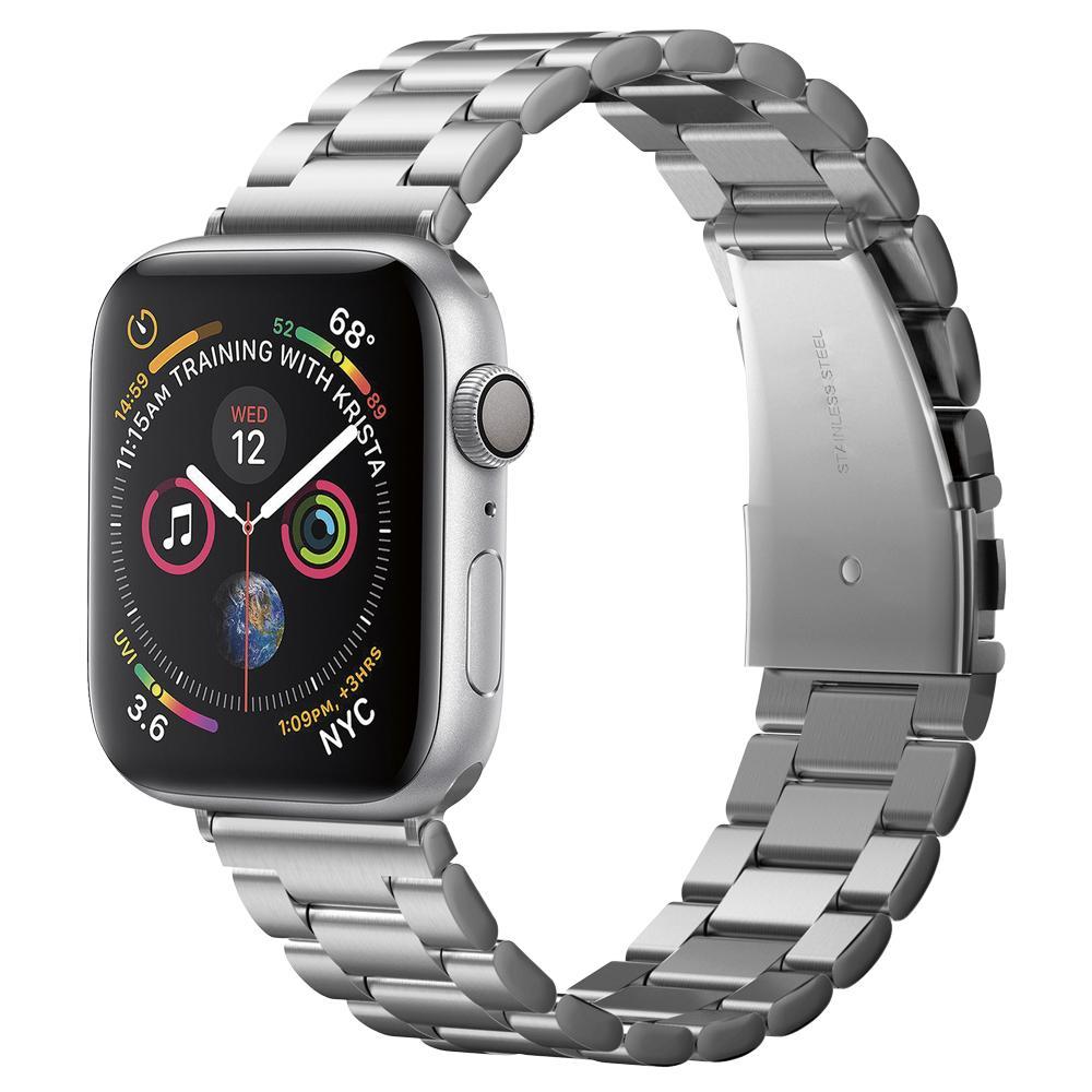 Apple Watch 45mm Series 7 Modern Fit Metal Band Silver