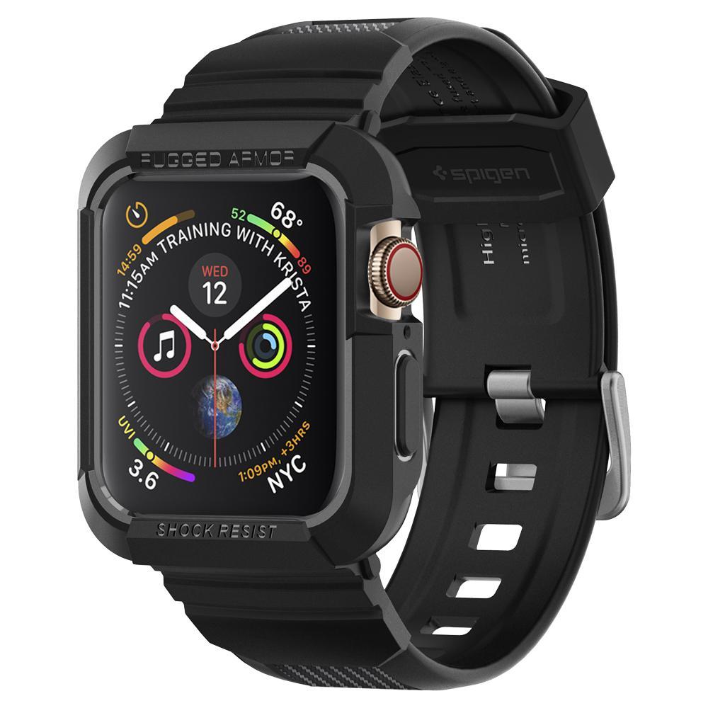 Apple Watch SE 44mm Case Rugged Armor Pro Black