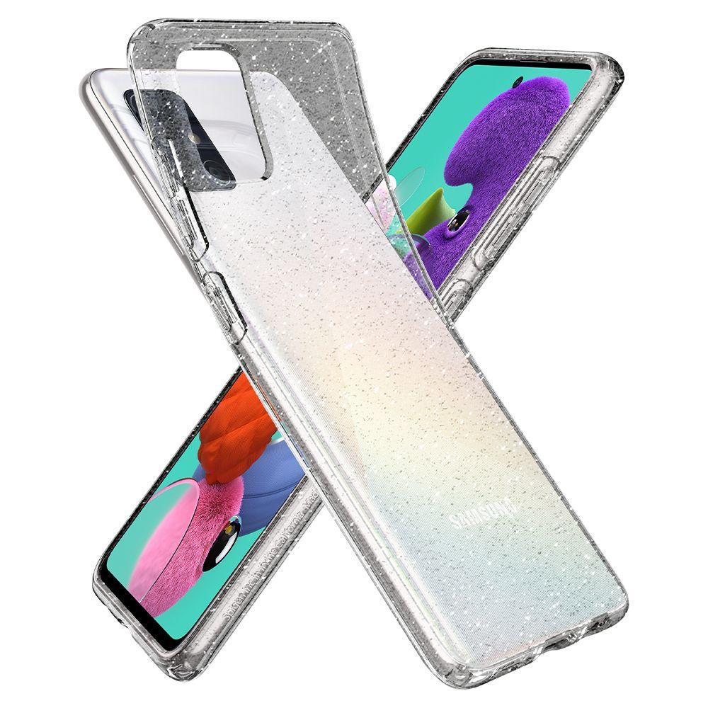 Galaxy A51 Case Liquid Crystal Glitter Crystal