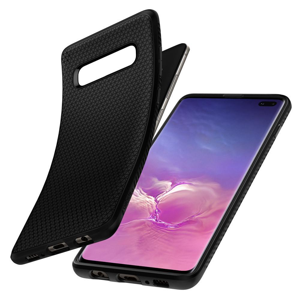 Galaxy S10 Plus Case Liquid Air Black