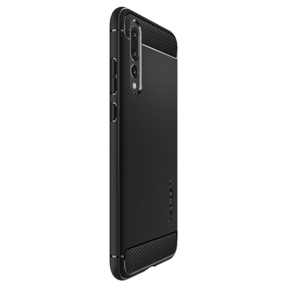 Huawei P20 Pro Case Rugged Armor Black