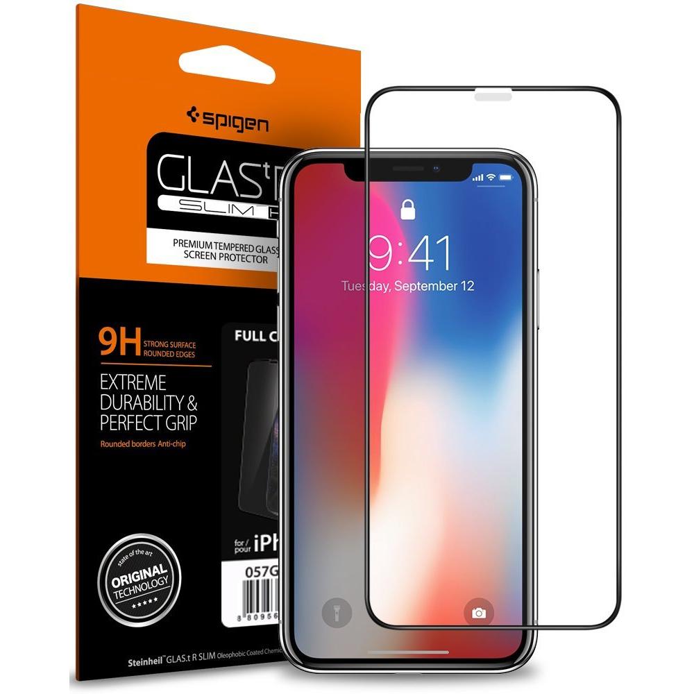 iPhone X/XS Full Cover Screen Protector GLAS.tR SLIM HD