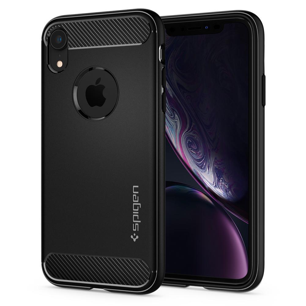 iPhone XR Case Rugged Armor Black