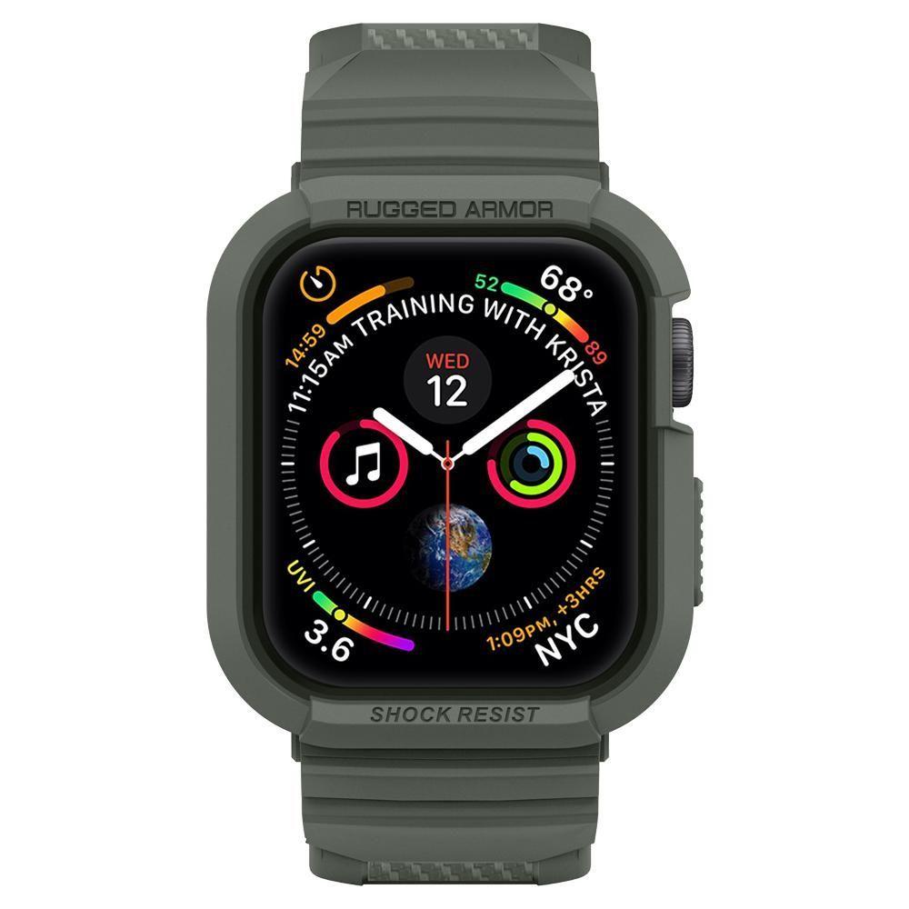 Apple Watch 44/45 mm Case Rugged Armor Pro Military Green