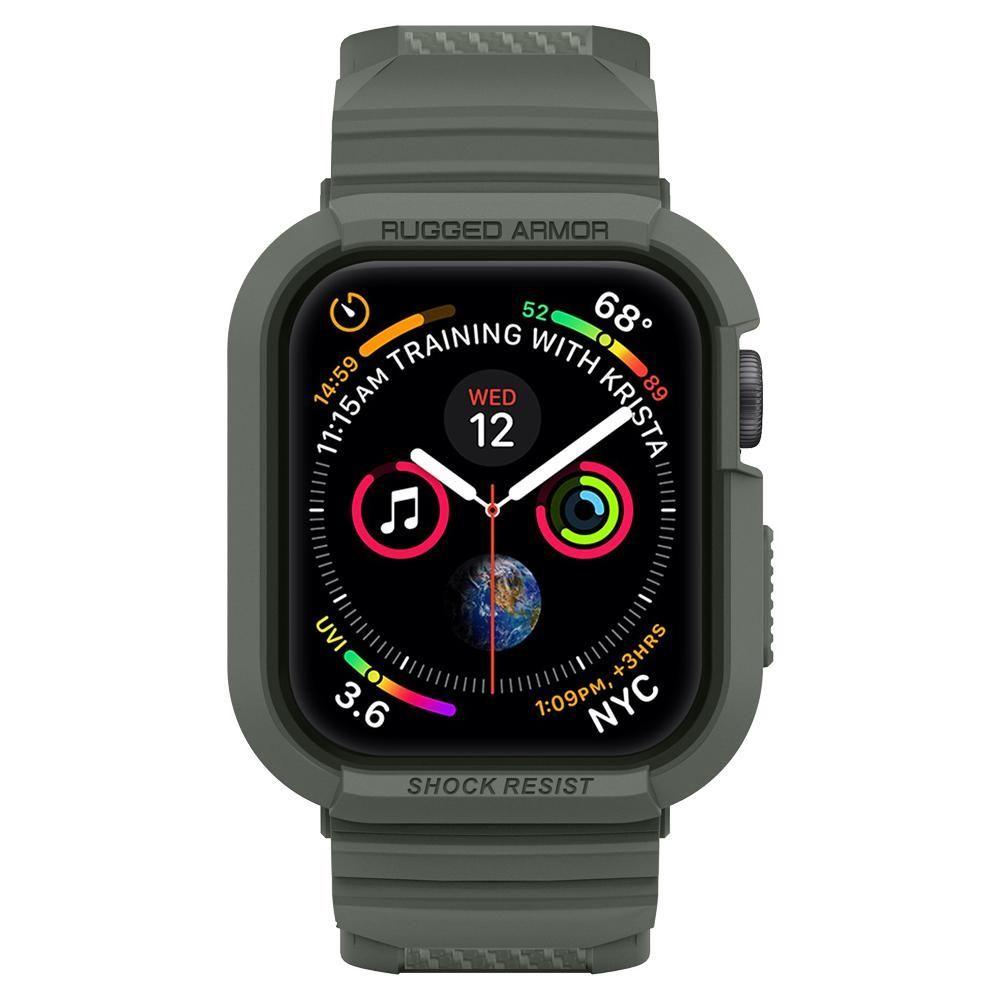 Apple Watch 44mm Case Rugged Armor Pro Military Green