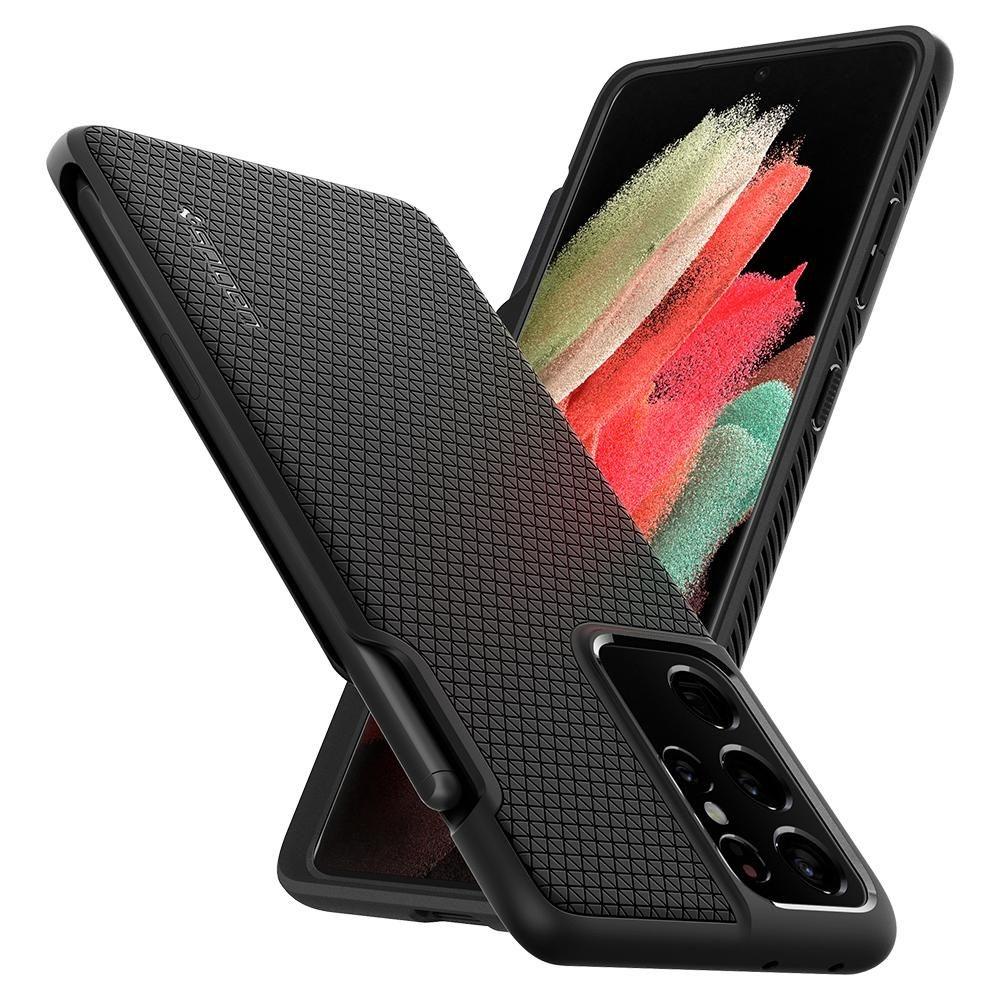 Galaxy S21 Ultra Case Liquid Air Pen Edition Black