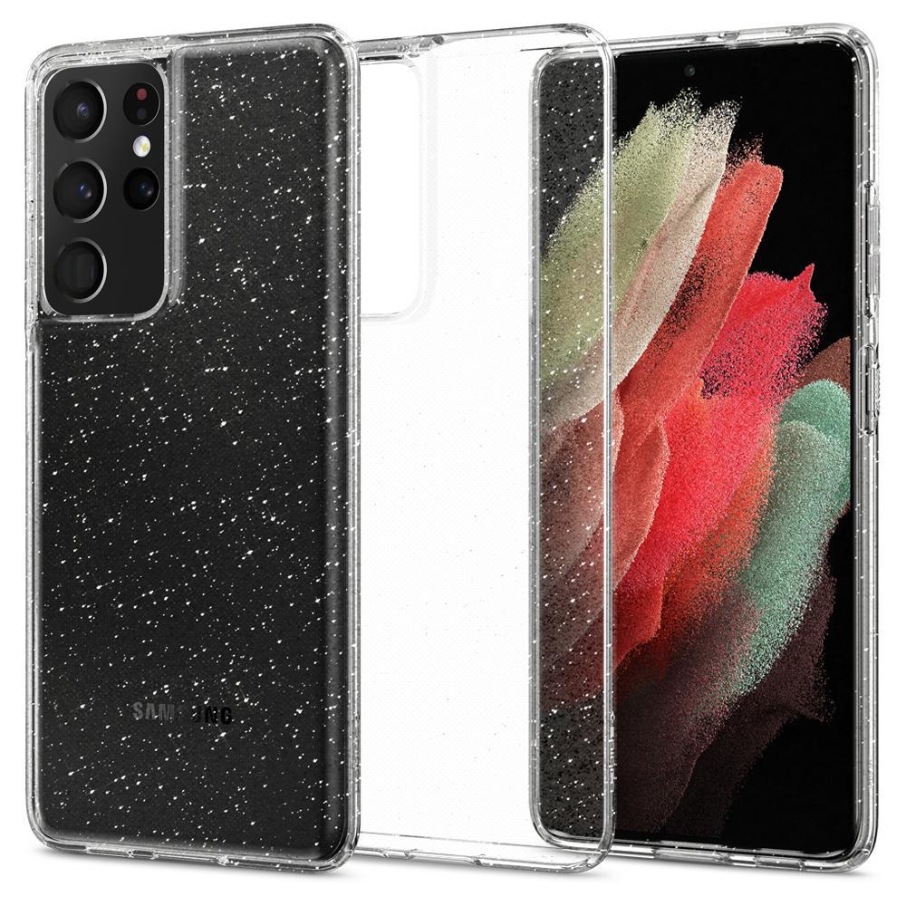 Galaxy S21 Ultra Case Liquid Crystal Glitter Crystal