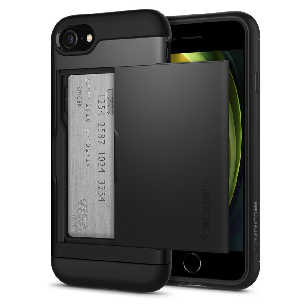iPhone 7/8/SE Case Slim Armor CS Black