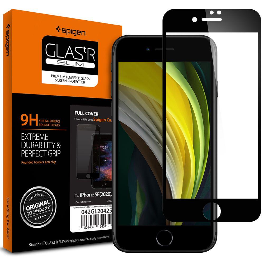 iPhone SE/8/7 Full Cover Screen Protector GLAS.tR SLIM HD