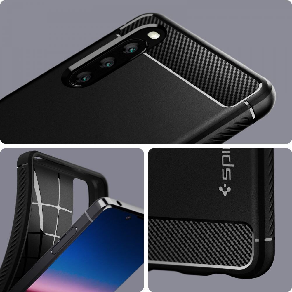 Sony Xperia 10 III Case Rugged Armor Black