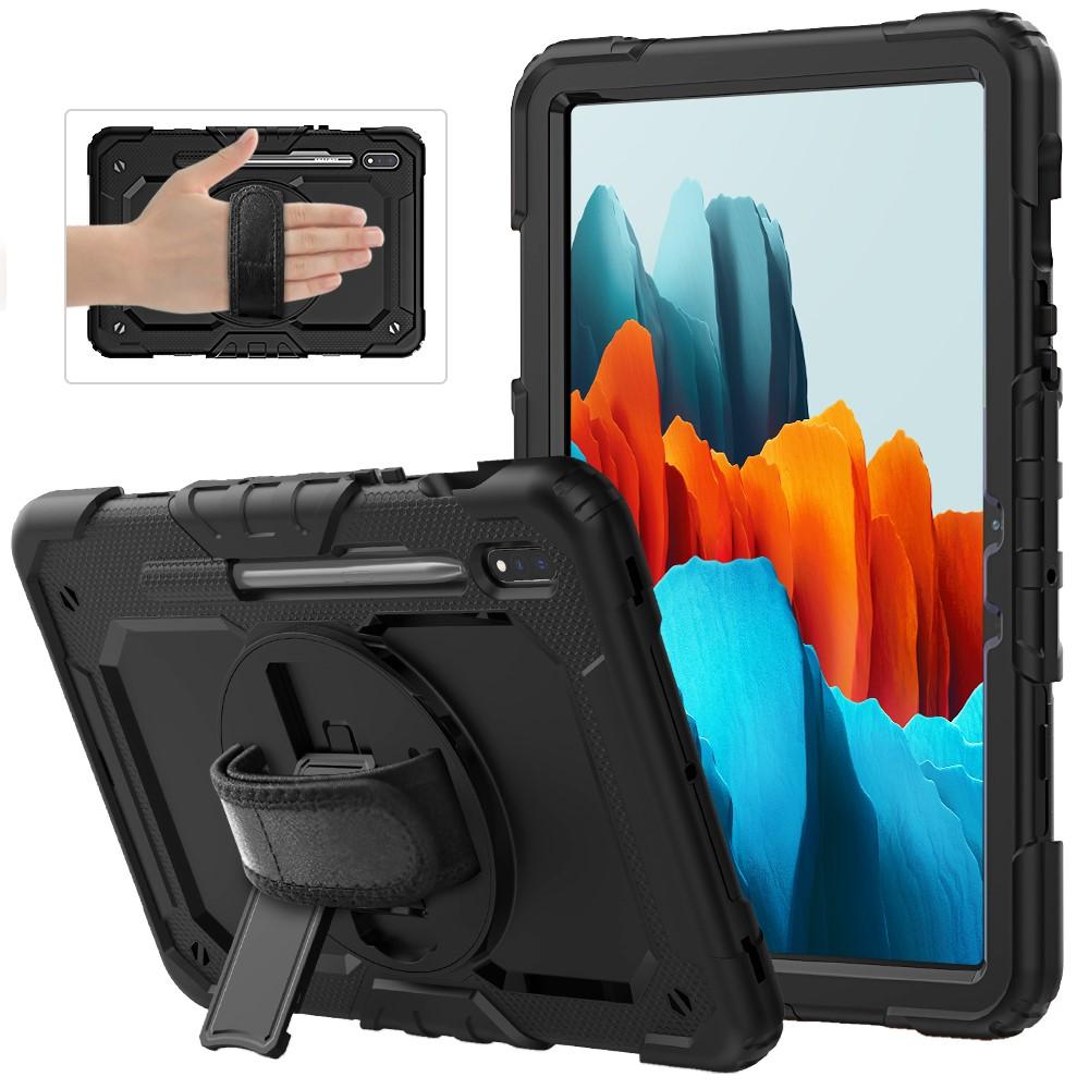 Stødsikker Full Protection Hybridcover Samsung Galaxy Tab S7/S8 11.0 sort