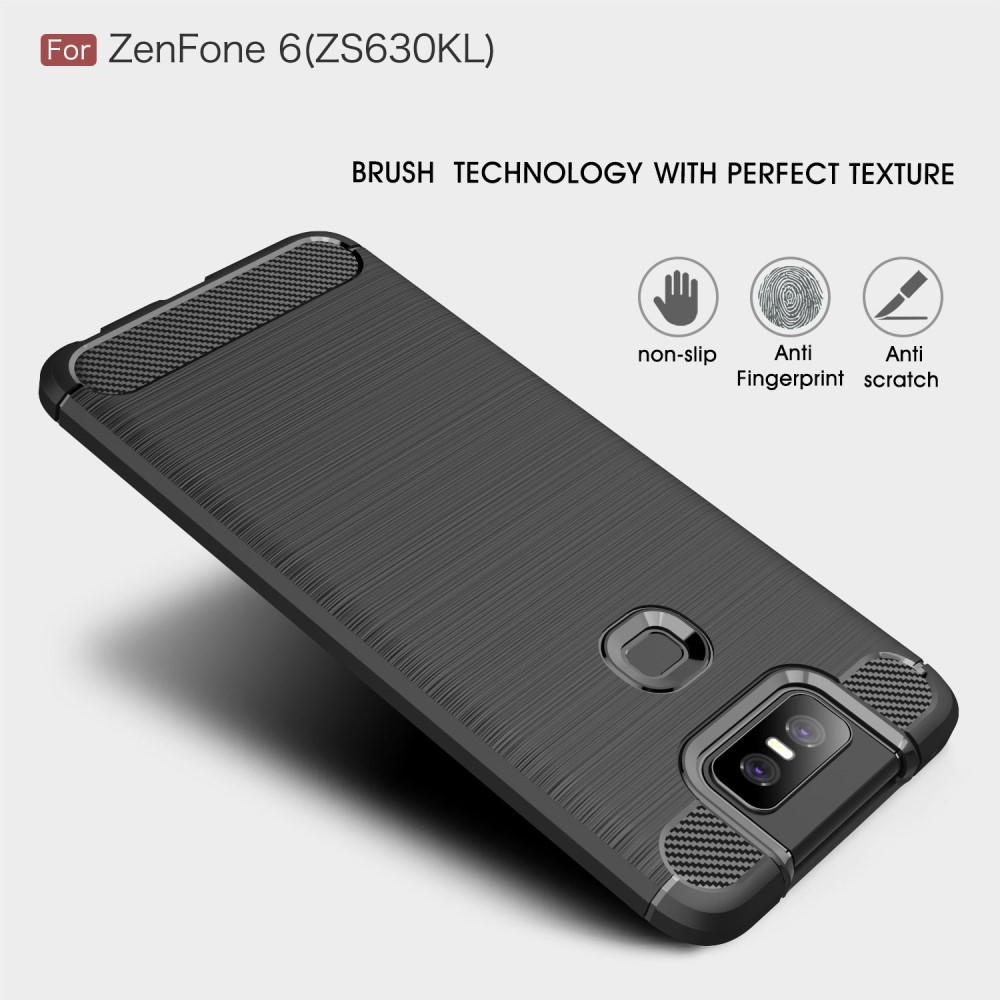 Brushed TPU Cover Asus ZenFone 6 Black