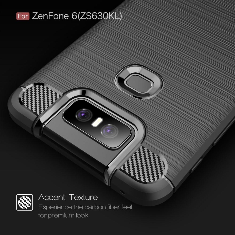 Brushed TPU Cover Asus ZenFone 6 Black