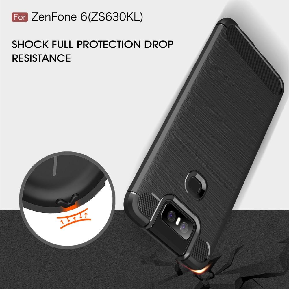 Brushed TPU Cover Asus ZenFone 6 Black