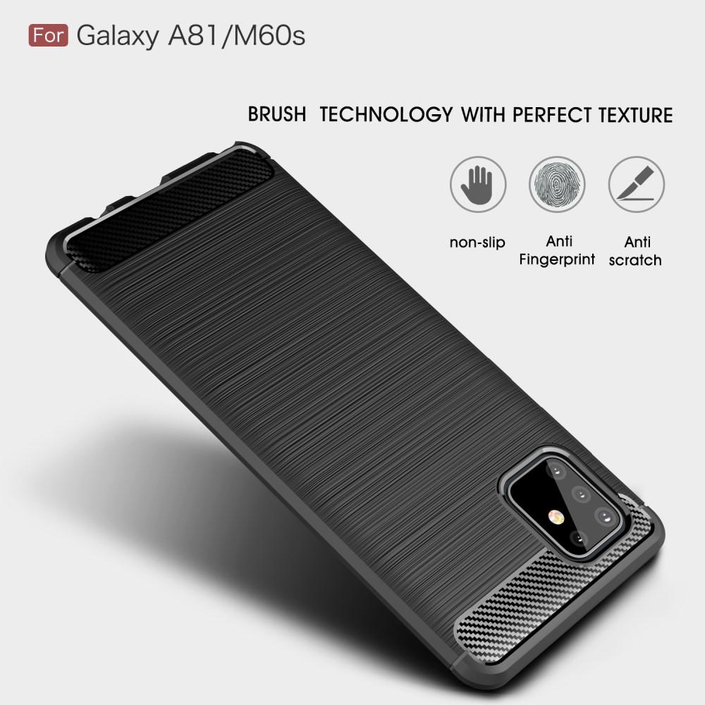 Brushed TPU Cover Galaxy Note10 Lite Black