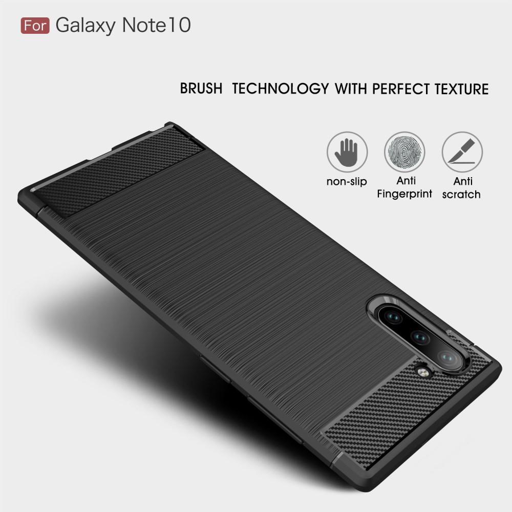 Brushed TPU Cover Galaxy Note 10 Black