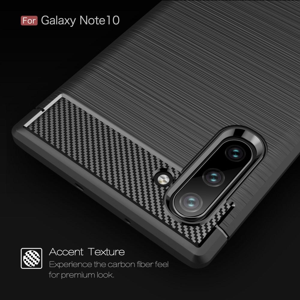 Brushed TPU Cover Galaxy Note 10 Black