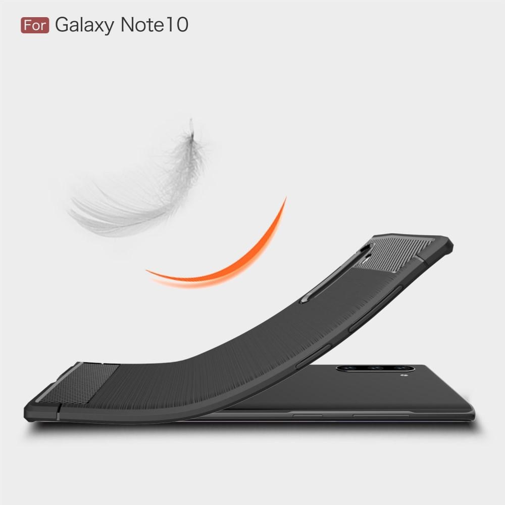 Brushed TPU Cover Galaxy Note 10 Black