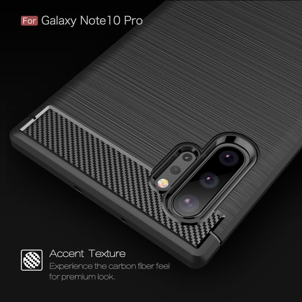 Brushed TPU Cover Galaxy Note 10 Plus Black