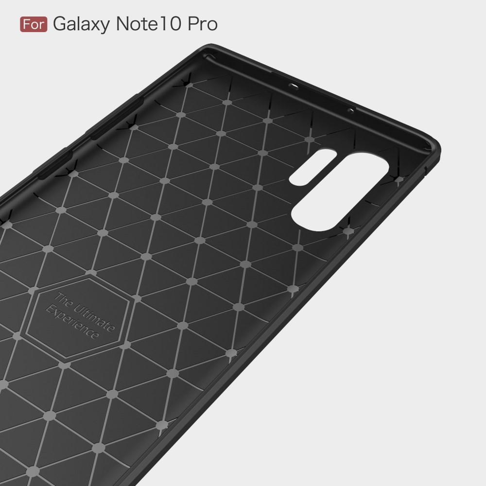 Brushed TPU Cover Galaxy Note 10 Plus Black