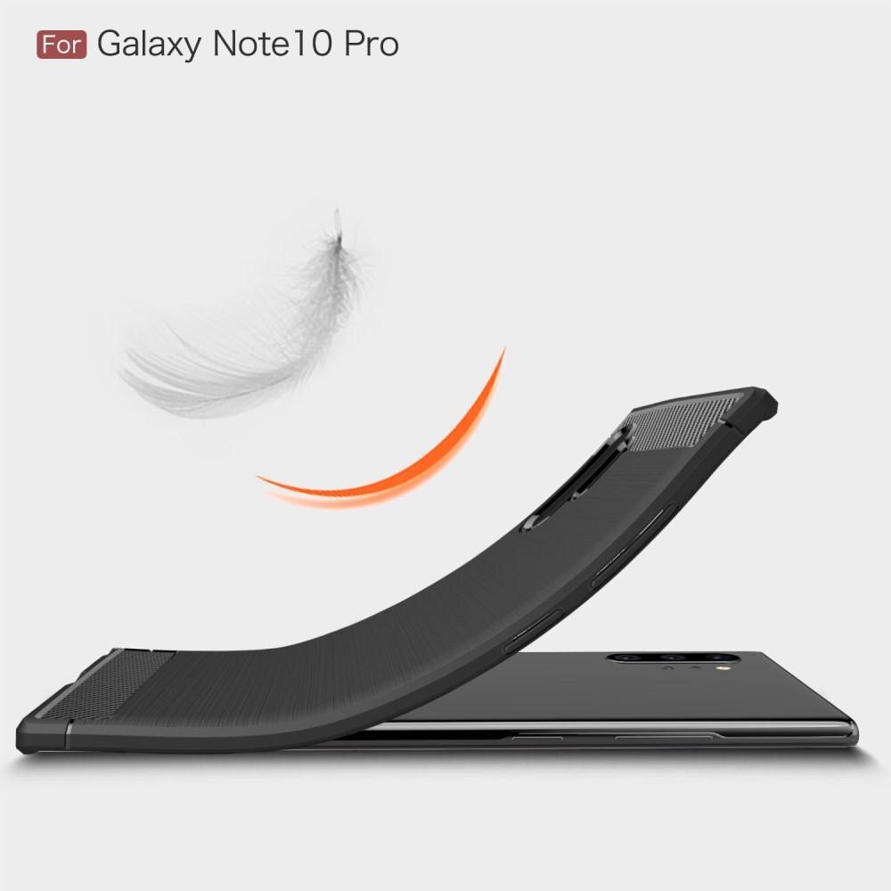 Brushed TPU Cover Galaxy Note 10 Plus Black