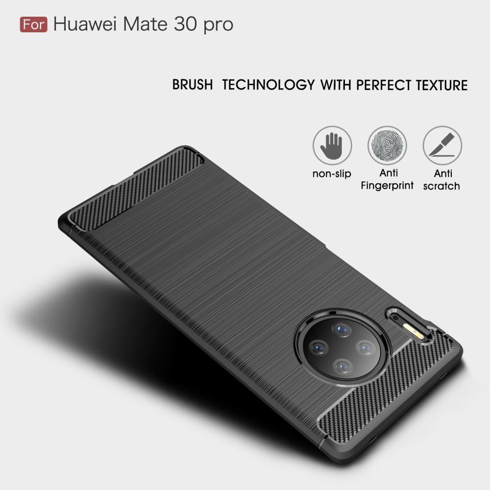 Huawei Mate 30 Pro Cover TPU Brushed Sort