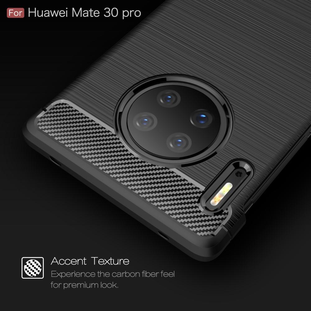 Brushed TPU Cover Huawei Mate 30 Pro Black